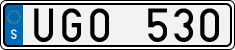License plate of Sweden, Regular plates