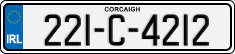 License plate of Ireland, Regular plates