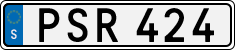 License plate of Sweden, Regular plates