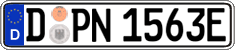 German license plate, Electric vehicles