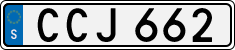 License plate of Sweden, Regular plates