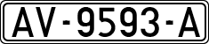 License plates of Spain, 1971 year series