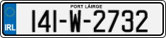 License plate of Ireland, Regular plates