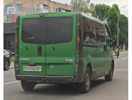 BO 0362 BP, Renault Trafic
