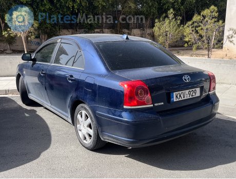 KKV 929, Toyota Avensis