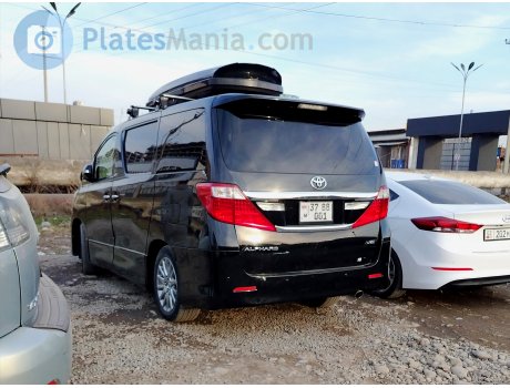 37 BB 001, Toyota Alphard