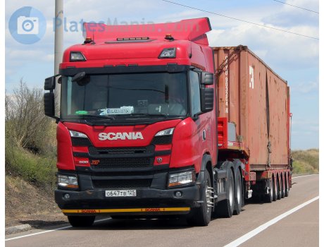 о647тв125, Scania G-Series