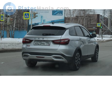 х623ма196, Lada (VAZ) Vesta