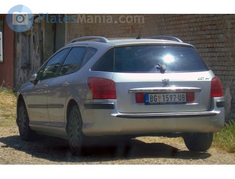 BG 1597-UB, Peugeot 407
