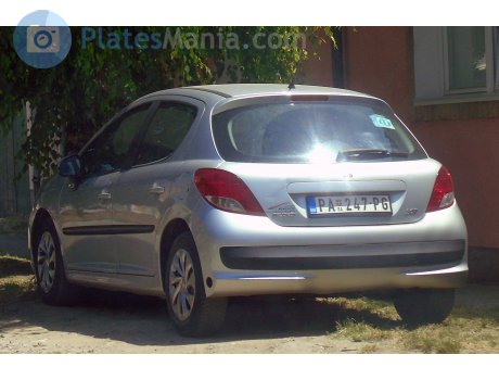 PA 247-PG, Peugeot 207