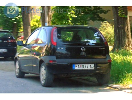 PA 027-XJ, Opel Corsa