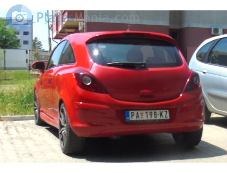 PA 198-KZ, Opel Corsa