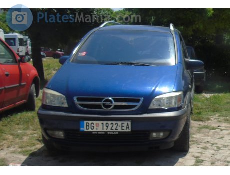 BG 1922-EA, Opel Zafira