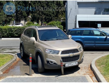 н695ку82, Chevrolet Captiva
