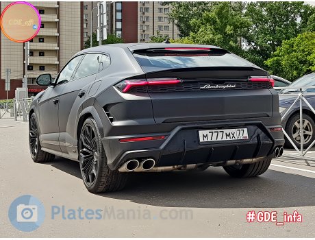 м777мх77, Lamborghini Urus