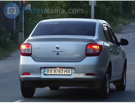 BX 8783 HX, Renault Logan