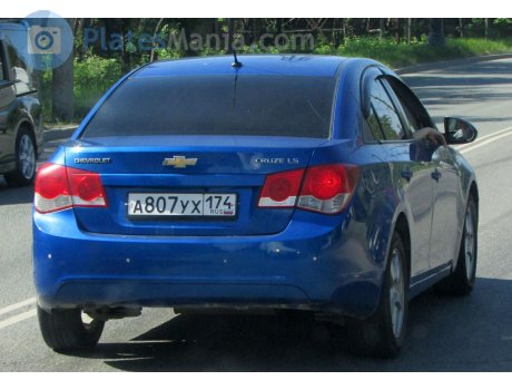 а807ух174, Chevrolet Cruze
