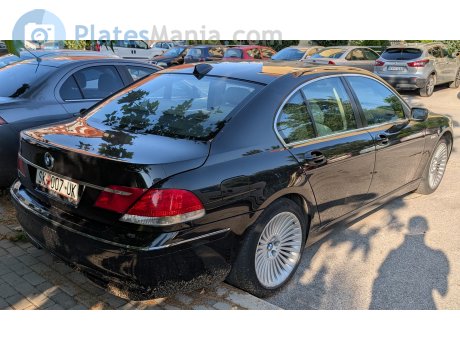 SK 007-UK, BMW 7 Series