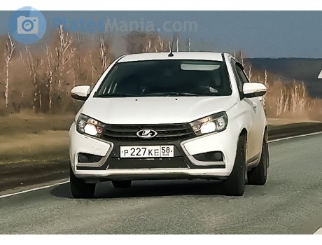 р227ке58, Lada (VAZ) Vesta
