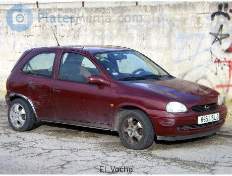 8354 BLG, Opel Corsa