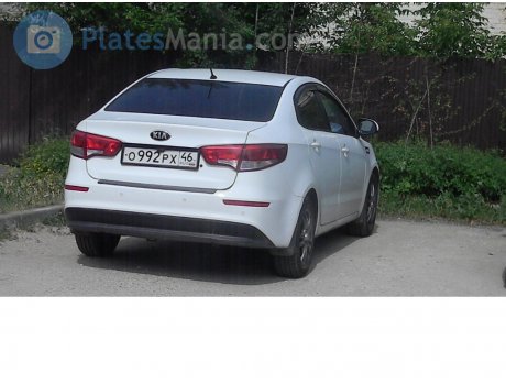 о992рх46, Kia Rio