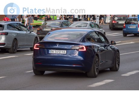 BK 5412 YA, Tesla Model 3
