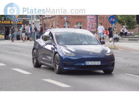 BK 5412 YA, Tesla Model 3