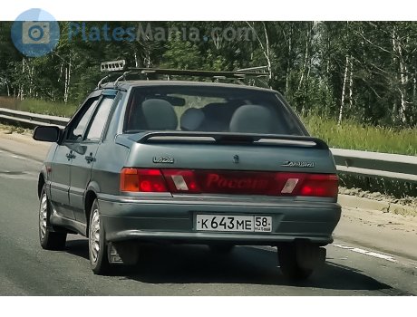 к643ме58, Lada (VAZ) 2115