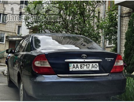AA 8717 AO, Toyota Camry