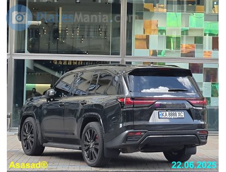 KA 8888 XC, Lexus LX