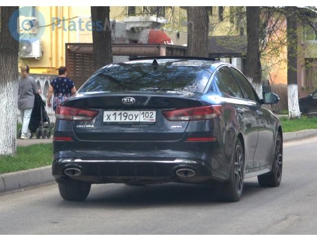 х119оу102, Kia Optima