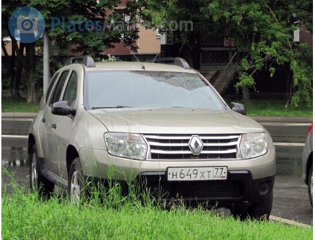 н649хт77, Renault Duster