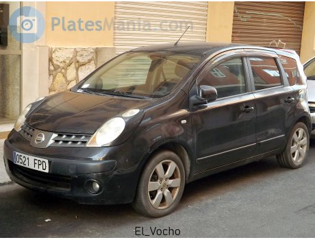 0521 FPD, Nissan Note