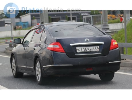 к716кк777, Nissan Teana