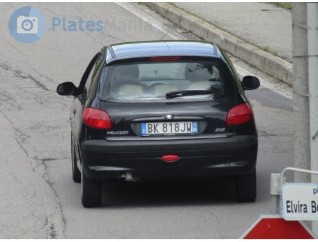 BK 818 JW, Peugeot 206