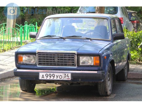 а999уо34, Lada (VAZ) 2107