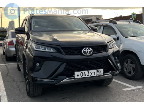 н063хт58, Toyota Fortuner