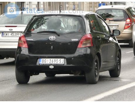 BG 2690-SJ, Toyota Yaris