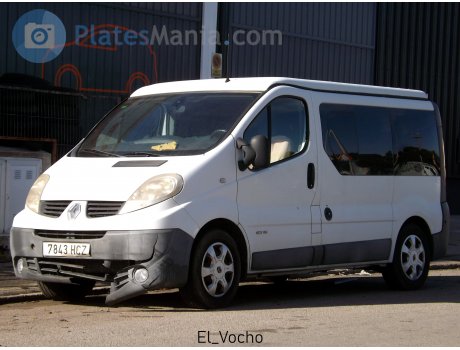 7843 HCZ, Renault Trafic