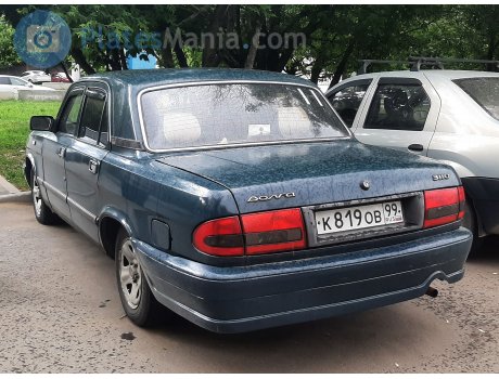 к819ов99, GAZ 3110 Волга