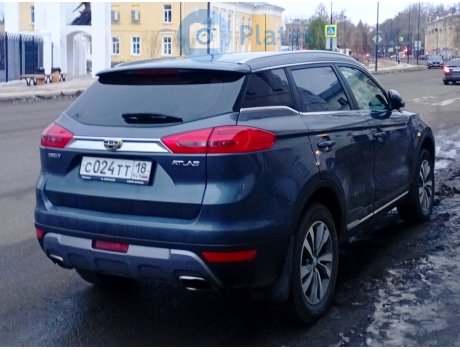 с024тт18, Geely Atlas