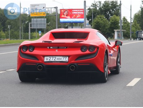 н272нн77, Ferrari F8