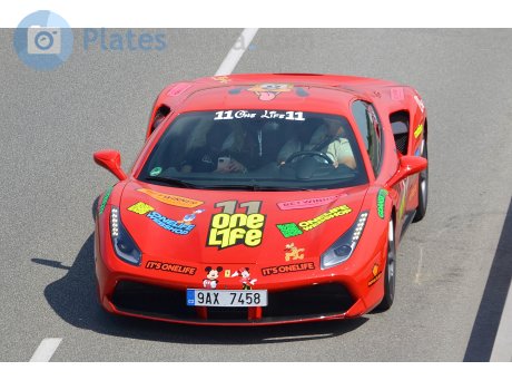 9AX 7458, Ferrari 488