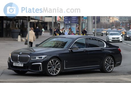 у001мт99, BMW 7 Series