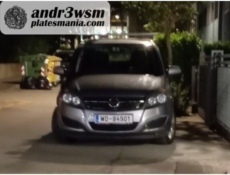 WD-84901, Opel Zafira