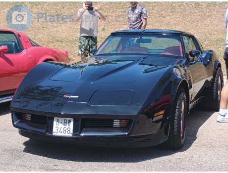 A 3488 BW, Chevrolet Corvette