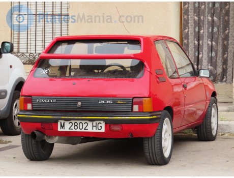 M 2802 HG, Peugeot 205