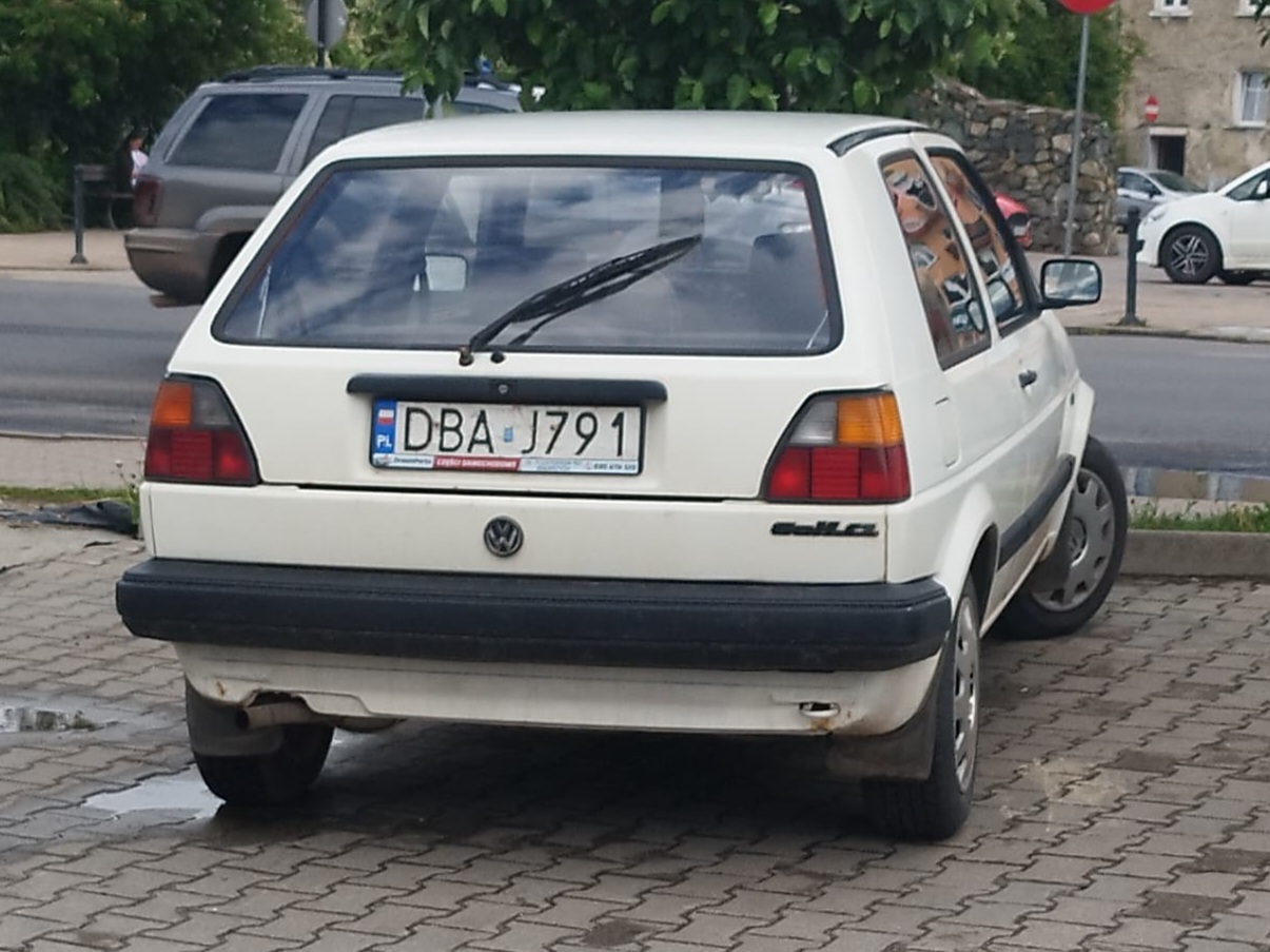 DBA J791, Volkswagen Golf 2nd gen 3-door Hatch (19/1G), 1983–1992