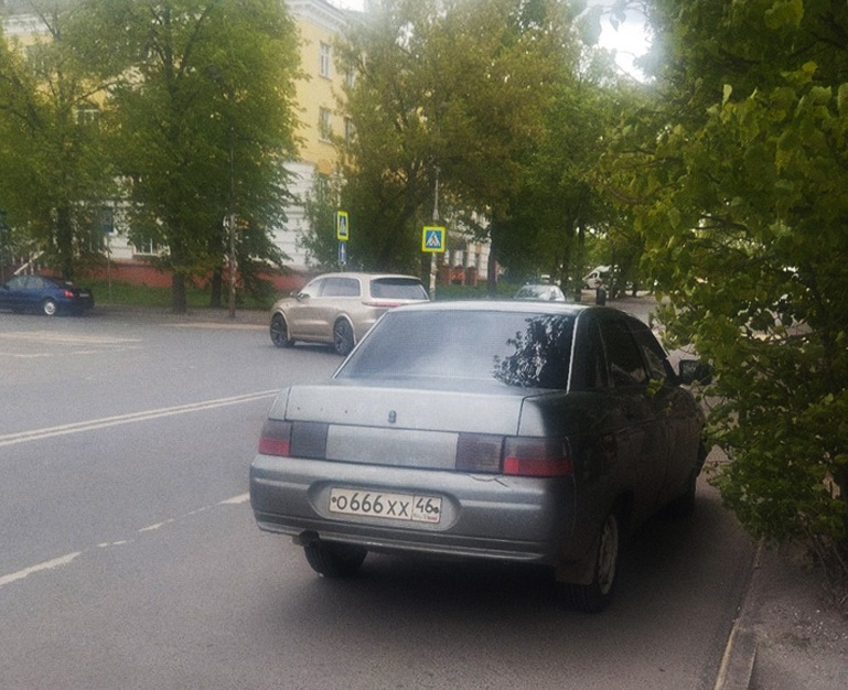 о 666 хх 46, Lada (VAZ) 2110 
