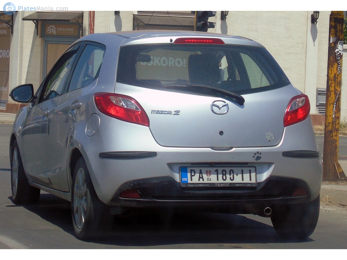 PA 180-II, Mazda 2 2nd gen 5-door Hatch (DE), 2007­–2014
